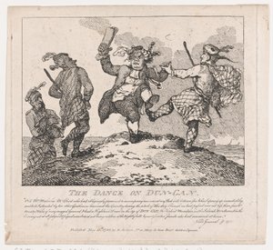 Tanssi Dun-Canin Boswellin maalauksellisilla kauneuksilla, toinen osa, 15. toukokuuta 1786, 15. toukokuuta 1786 tekijältä Thomas Rowlandson