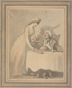 The Gourmand tekijältä Thomas Rowlandson