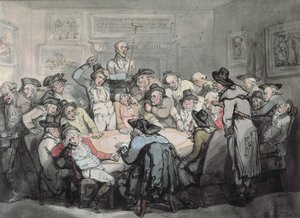 Vaarahuone (akvarelli) tekijältä Thomas Rowlandson