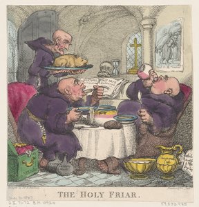 Pyhä luostari, 6. toukokuuta 1807, 6. toukokuuta 1807. tekijältä Thomas Rowlandson