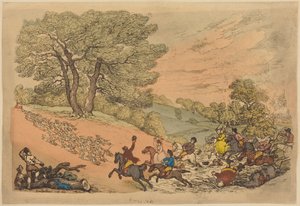 Metsästys tekijältä Thomas Rowlandson