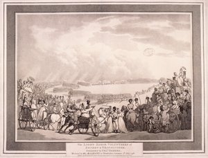 The Light Horse Volunteers of London & Westminster, 1798. tekijältä Thomas Rowlandson