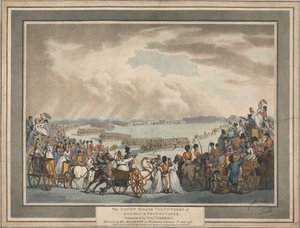 Lontoon ja Westminsterin Light House -vapaaehtoiset tekijältä Thomas Rowlandson