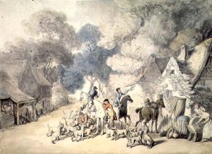 Tapaaminen (akvarelli)