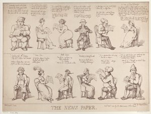 News Paper, 1. lokakuuta 1808, 1. lokakuuta 1808. tekijältä Thomas Rowlandson