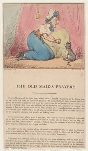 Vanhan emännän rukous!!, 10. helmikuuta 1801, 10. helmikuuta 1801. tekijältä Thomas Rowlandson