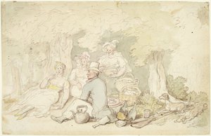 Pic-nic tekijältä Thomas Rowlandson