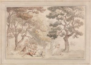 Piknik tekijältä Thomas Rowlandson