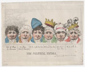 Poliittinen Hydra, 26. joulukuuta 1788, 26. joulukuuta 1788. tekijältä Thomas Rowlandson