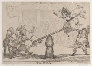 Äänestys, 12. huhtikuuta 1784, 12. huhtikuuta 1784. tekijältä Thomas Rowlandson