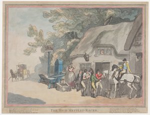 Posthevonen (teoksesta The Life of a Racehorse, or The High-Mettled Racer) tekijältä Thomas Rowlandson