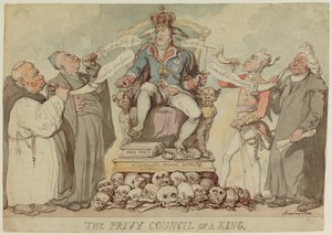 Kuninkaan yksityinen neuvosto tekijältä Thomas Rowlandson