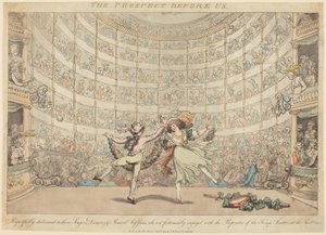 Edessämme oleva Prospect, nro 2 tekijältä Thomas Rowlandson