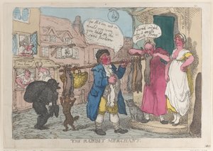 Kanikauppias, 1810, 1810. tekijältä Thomas Rowlandson