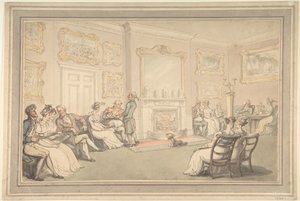 Vastaanotto tekijältä Thomas Rowlandson