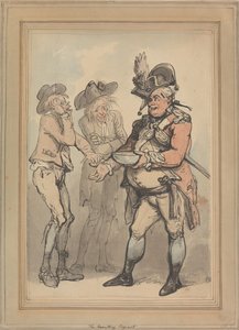 Värväyskersantti tekijältä Thomas Rowlandson