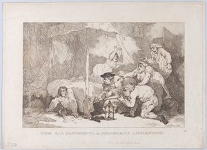 Armoton oppipoika ja hänen surullinen löytönsä tekijältä Thomas Rowlandson