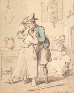 Merimiehen paluu aktiivisesta palveluksesta, 1780-1827. tekijältä Thomas Rowlandson