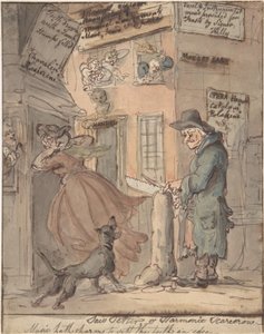 Sahan asettaja tekijältä Thomas Rowlandson