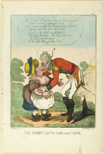 Suloinen Pieni Tyttö jota Rakastan tekijältä Thomas Rowlandson