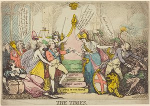 The Times tekijältä Thomas Rowlandson