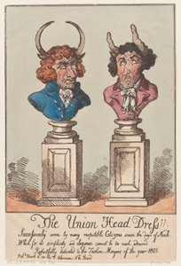 Union Head Dress!!, 18. maaliskuuta 1801, 18. maaliskuuta 1801. tekijältä Thomas Rowlandson