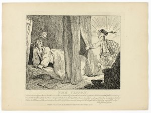 Näky, Boswellin Hebridien kiertomatkasta. tekijältä Thomas Rowlandson