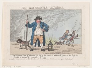 The Westminster Watchman, 12. huhtikuuta 1784, 12. huhtikuuta 1784. tekijältä Thomas Rowlandson