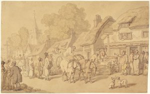 The Woolpack Inn tekijältä Thomas Rowlandson