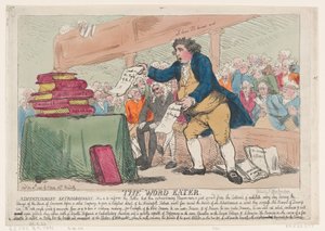 Sanansyöjä, 30. joulukuuta 1786, 30. joulukuuta 1786. tekijältä Thomas Rowlandson