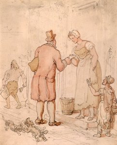Postimies, 1800-luvun alku tekijältä Thomas Rowlandson