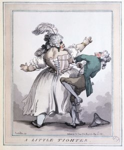 Tighten More - Prints by Rowlandson, F. Libronin ja H. Clouzotin teoksessa "The corset in art and mors from the 13th to the 20th century" tekijältä Thomas Rowlandson