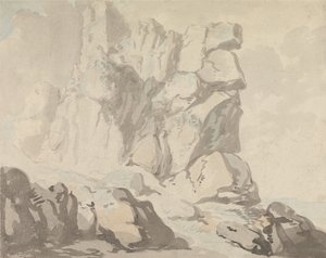 Tintagelin linna tekijältä Thomas Rowlandson