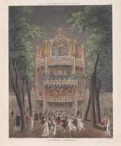 Vauxhall Garden, 2. lokakuuta 1809, 2. lokakuuta 1809 tekijältä Thomas Rowlandson
