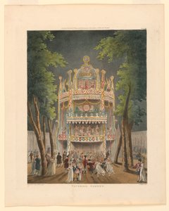 Vauxhall Garden Ackermannin arkistosta tekijältä Thomas Rowlandson