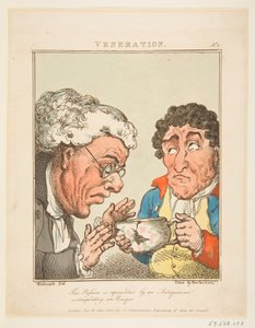 Kunnia Le Brun Travested eli Karikatyyrit Passioista, 21. tammikuuta 1800. tekijältä Thomas Rowlandson