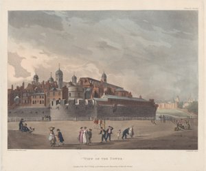 Näkymä tornista, 1. lokakuuta 1809, 1. lokakuuta 1809 tekijältä Thomas Rowlandson