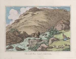 Näkymä Cameljoelle, Cornwall tekijältä Thomas Rowlandson