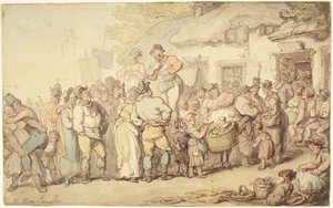 Kyläjuhla tekijältä Thomas Rowlandson