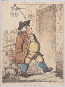 Waddling In!, 1. elokuuta 1799, 1. elokuuta 1799. tekijältä Thomas Rowlandson