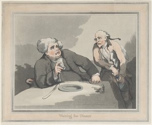 Odotettaessa illallista tekijältä Thomas Rowlandson