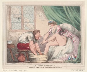 Washing Trotters, 20. tammikuuta 1800., 20. tammikuuta 1800. tekijältä Thomas Rowlandson