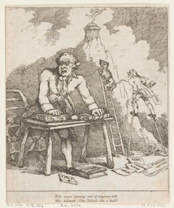With Anger Foaming..., Benevolent Epistle, 1790., 1790. tekijältä Thomas Rowlandson