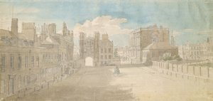 Whitehall, Holbein Gate ja juhlatalo oikealla