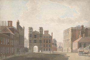 Whitehall, jossa on esillä Holbeinin portti ja juhlasali