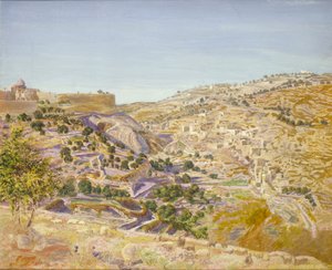 Näkymä Jerusalemiin, 1854