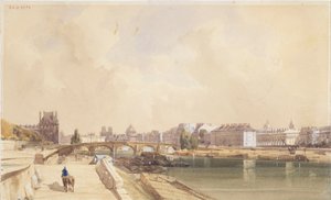 Pont Royal vuonna 1833 tekijältä Thomas Shotter Boys