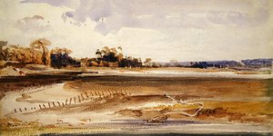 Les Salinieres, Trouville (vesiväri paperille) tekijältä Thomas Shotter Boys