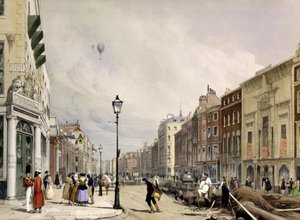 Piccadilly, 1842 tekijältä Thomas Shotter Boys