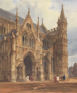 Salisburyn katedraalin luoteiskuisti tekijältä Thomas Shotter Boys